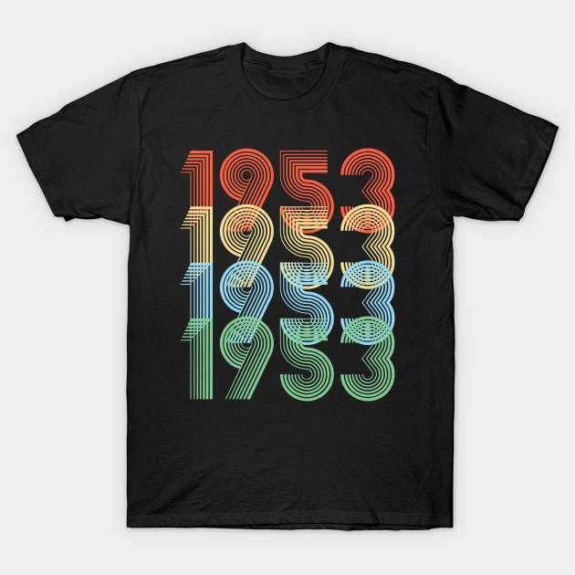 Retro 1953 Birthday T-Shirt by Dirty Custard Designs 